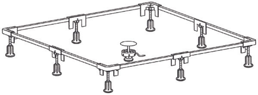 Ideal Standard Einbaurahmen Grösse 1, für BRW bis, 1200 x 1200 mm Bild 4
