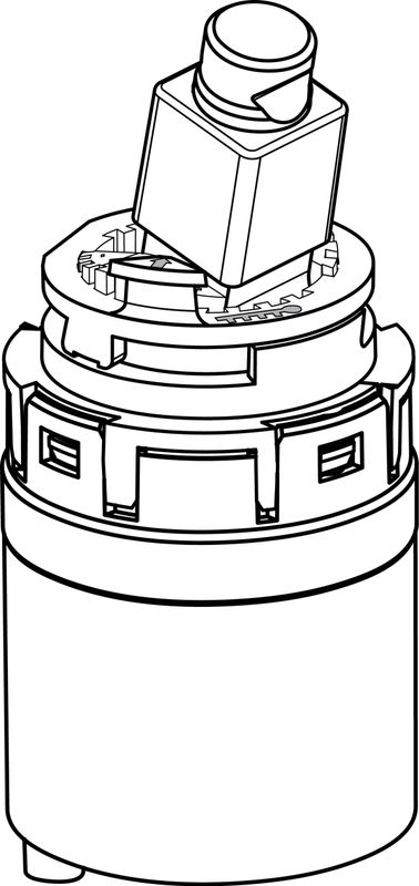 Ideal Standard Kartusche 28 mm, mit keramischen Dichtscheiben Bild 1
