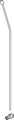Ideal Standard Zugstange komplett, Farbe silberfarben Bild 1