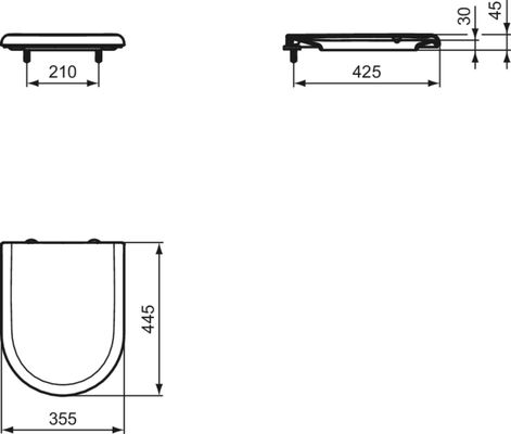 Ideal Standard WC-Sitz Clodia, Farbe weiß Bild 13