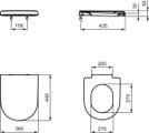 Ideal Standard WC-Sitz Washpoint, Soft closing, Farbe weiß Bild 7