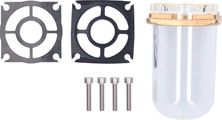P&M XtraClear Filterglocke + Flansch, für Filter KD / K 3/4" - 1 1/4" Bild 1