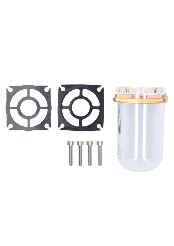 P&M Filterglocke + Flansch, für Filter KD / K 3/4" - 1 1/4" Bild 1