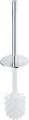 Keuco Toilettenbürste mit Griff, zu Edition 400, Bürste weiss, Stiel und Deckel chrom, Farbe weiß, chrom Bild 2