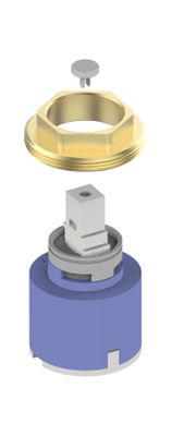 Keuco Mischwasserkartusche komplett, für 53002 /53004 /53009 /53010 /53014 Bild 2