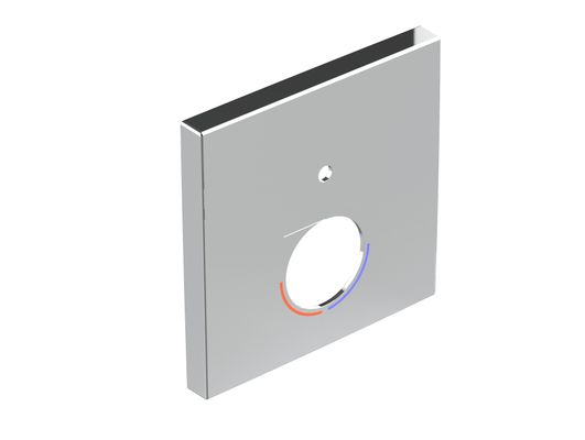 Keuco Blende Ersatzteil Armatur 50100, passend zu 51172/53072, Farbe silberfarben Bild 2