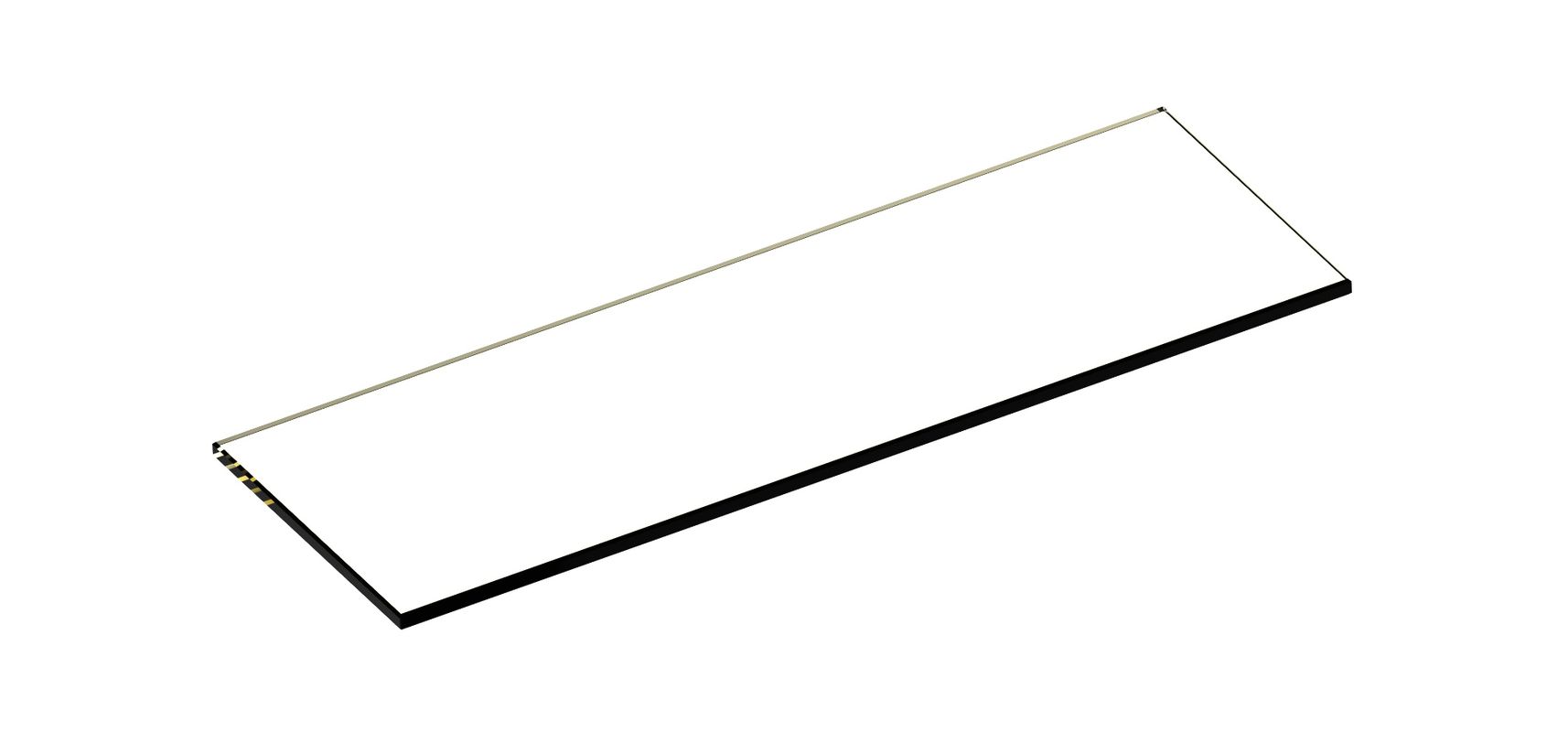 Keuco Glasablage, für Spiegelschrank, 342 x 118 x 6 mm Bild 1