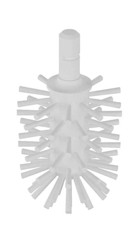 P&M Ersatz-Bürstenkopf, Durchmesser: 67 mm, Farbe weiß Bild 1