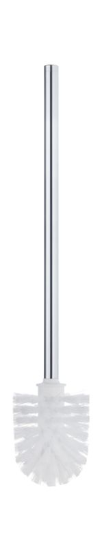 Keuco Toilettenbürste Bürstenkopf weiss, Bürstenstiel verchromt, Farbe chrom Bild 1