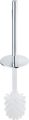 Keuco Toilettenbürste mit Griff, zu Edition 400, Bürste weiss, Stiel und Deckel chrom, Farbe weiß, chrom Bild 1