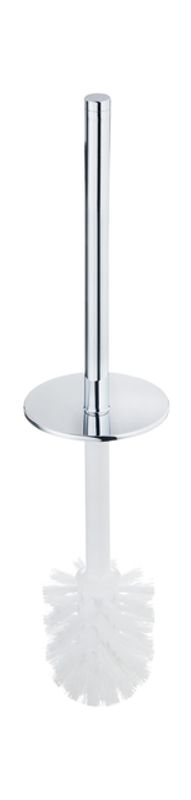 Keuco Toilettenbürste mit Griff, zu Edition 400, Bürste weiss, Stiel u.Deckel chrom, Farbe weiß, chrom Bild 1