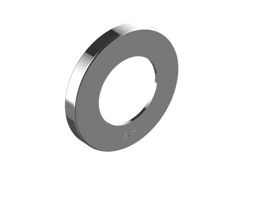 Keuco Rosette rund, Durchmesser 90 mm, passend zu IXMO, Farbe silberfarben Bild 1