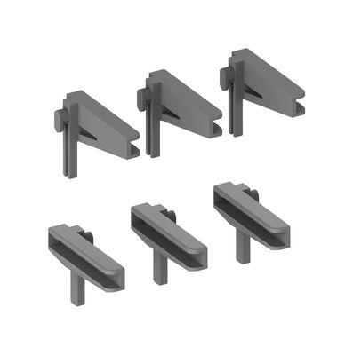 Keuco Bodentraegersatz (6 Stück), für 3 Ablagen, zu Edition 400 Einbau-SPS 141 cm Bild 2