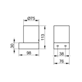 Keuco Edition 300 Echtkristall-Glas E300, 30050 lose, Farbe transparent Bild 4