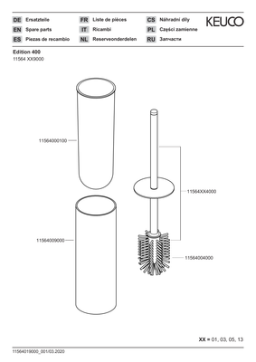 Keuco Glas-Einsatz Echtkristall, lose, Farbe transparent Bild 3