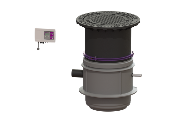Kessel -Pumpstation Aquapump Medium Duo, GTF 600, 800 - 1250 mm, Klasse D Bild 2