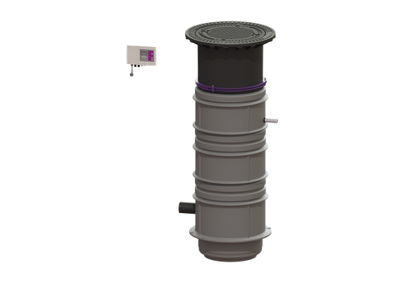 Kessel -Pumpstation Aquapump Medium Duo, GTF 600, 1800 - 2250 mm, Klasse D Bild 2