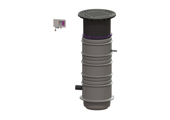 Kessel -Pumpstation Aquapump Medium Duo, GTF 1200, 1800 - 2250 mm, Klasse D Bild 2