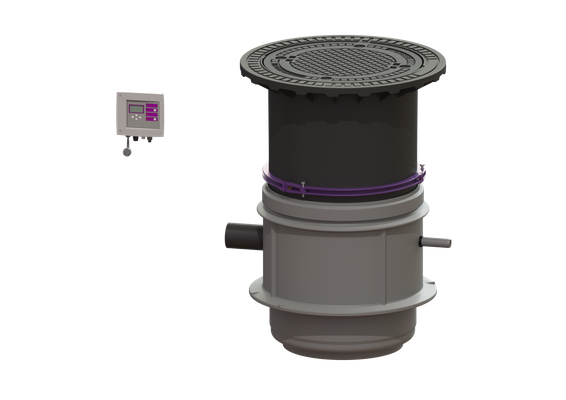 Kessel -Pumpstation Aquapump Medium Tronic, GTF 1200, 800 - 1250 mm, Klasse D Bild 2