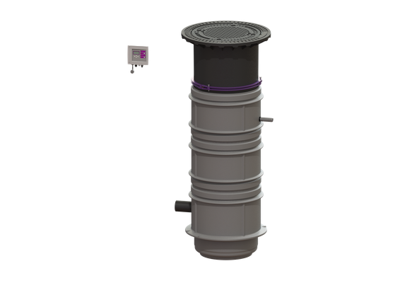 Kessel -Pumpstation Aquapump Medium Tronic, GTF 1200, 1800 - 2250 mm, Klasse D Bild 2