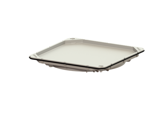 Kessel -Abdeckplatte befliesbar, tagwasserdicht, 384 x 384 mm Bild 2