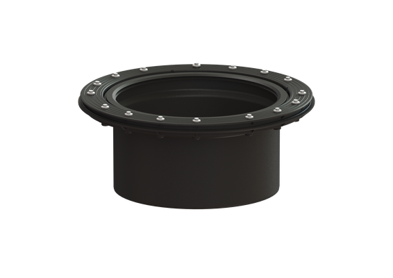 Kessel -Verlängerungsstück Höhe: 234 mm, mit Flansch und Gegenflansch, 180 mm Bild 2
