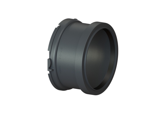 Kessel Muffen-Adapter einzeln, DN 150, Farbe schwarz Bild 2