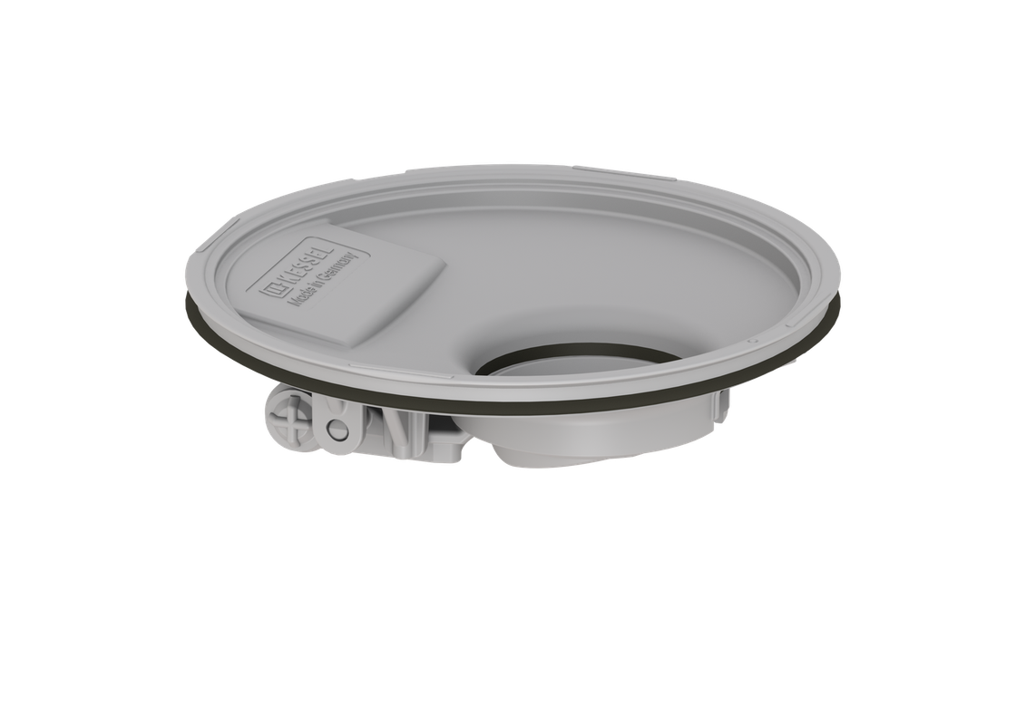 Kessel System 125 Ungeziefer-/ Schaum-/Geruchsperre für Gussablaeufe, 39 mm, Farbe grau Bild 1