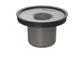 Kessel Geruchsverschluss, für alle Aufsaetze System 125, Sperrwasserhöhe 50 mm, 79 mm, Farbe grau Bild 1
