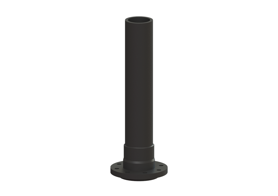 Kessel -Anschlussadapter Flanschmuffe, Druckleitungen PE, DN 100 Bild 1