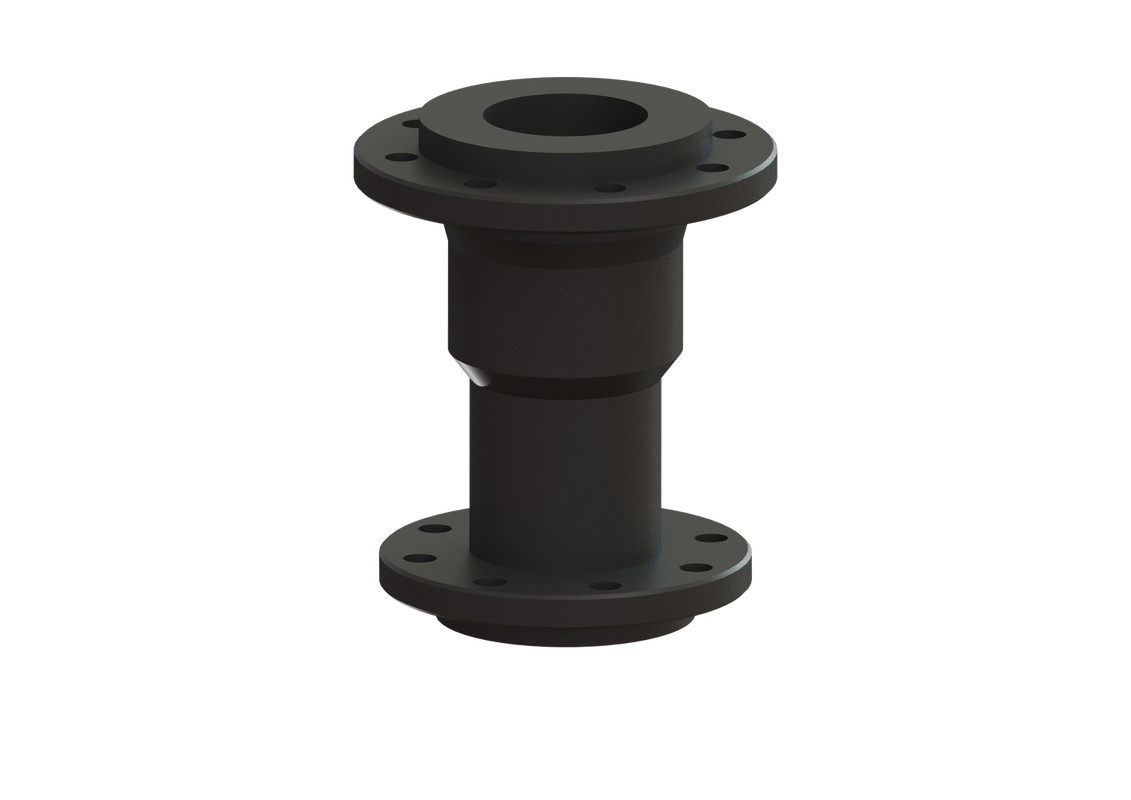Kessel -Flanschadapter auf DN 100, Grauguss, DN 80 Bild 1