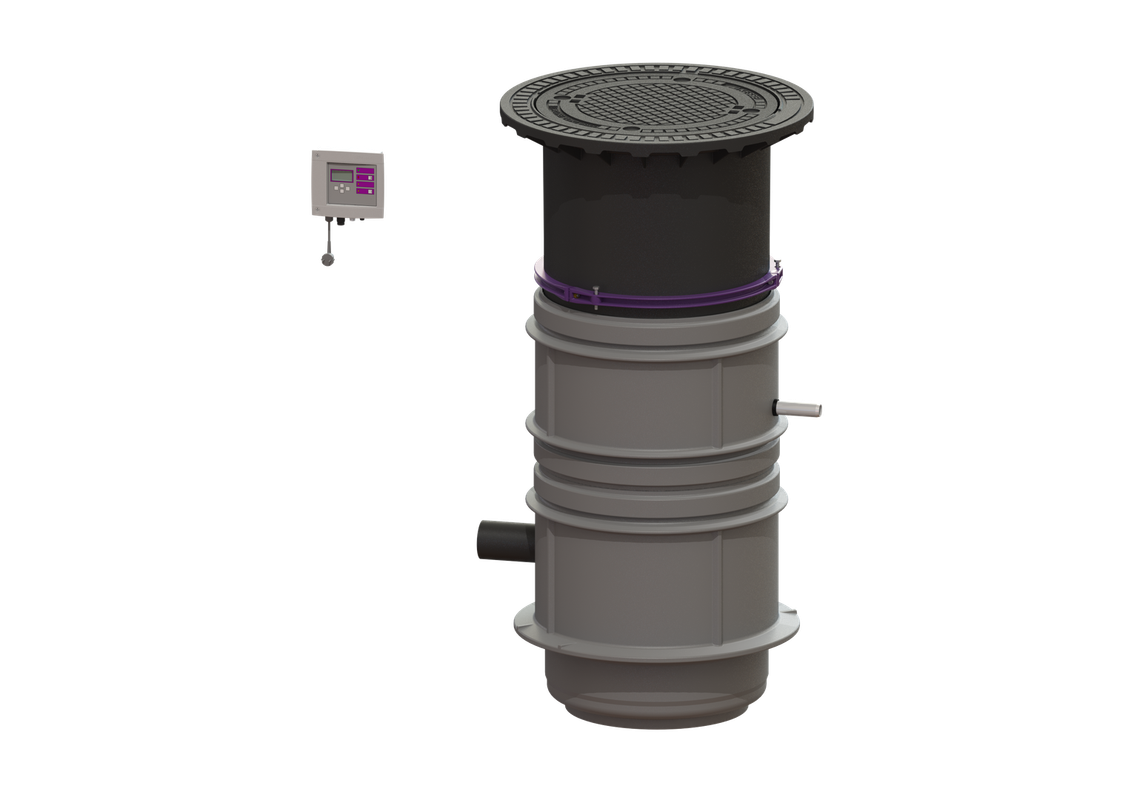 Kessel -Pumpstation Aquapump Medium Tronic, GTF 600, 1300 - 1750 mm, Klasse D Bild 1