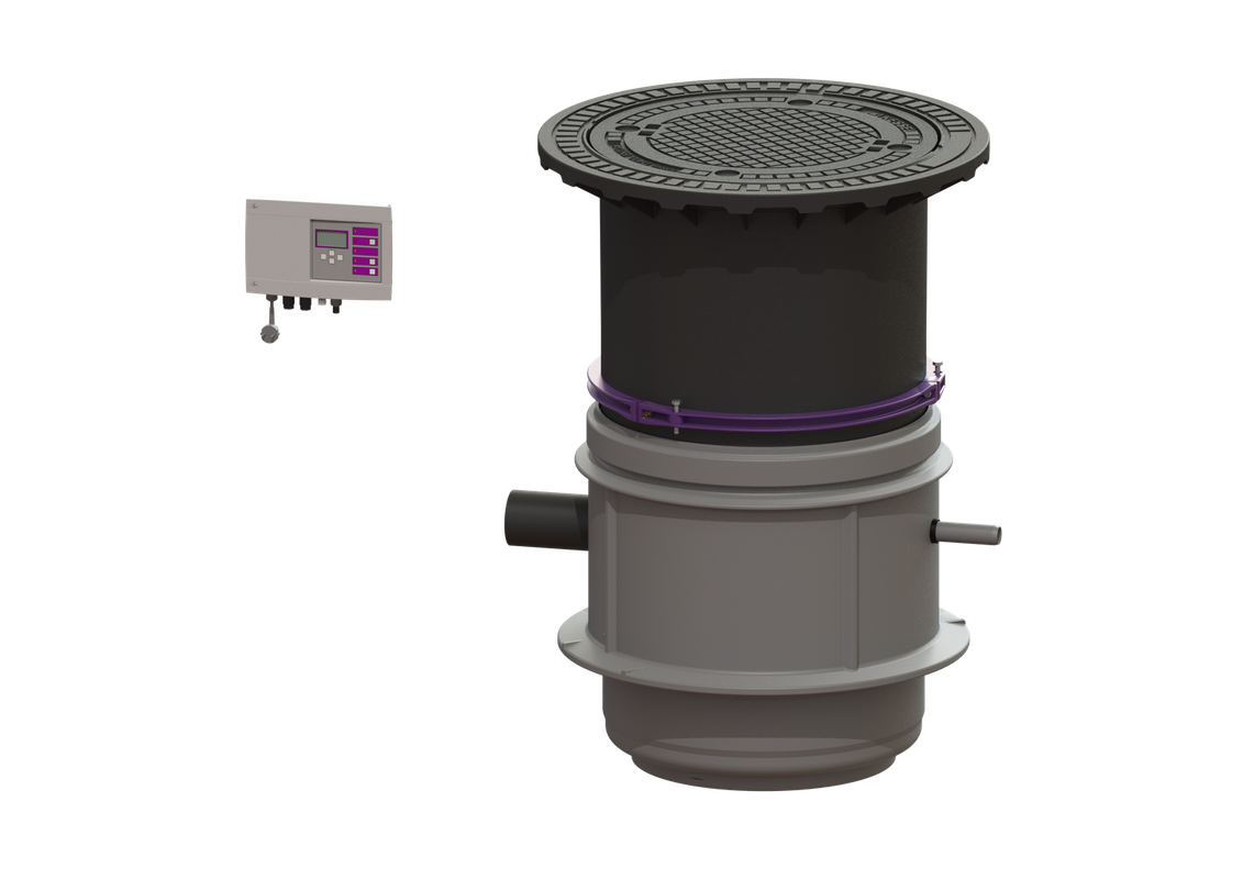 Kessel -Pumpstation Aquapump Medium Duo, GTF 1200, 800 - 1250 mm, Klasse D Bild 1