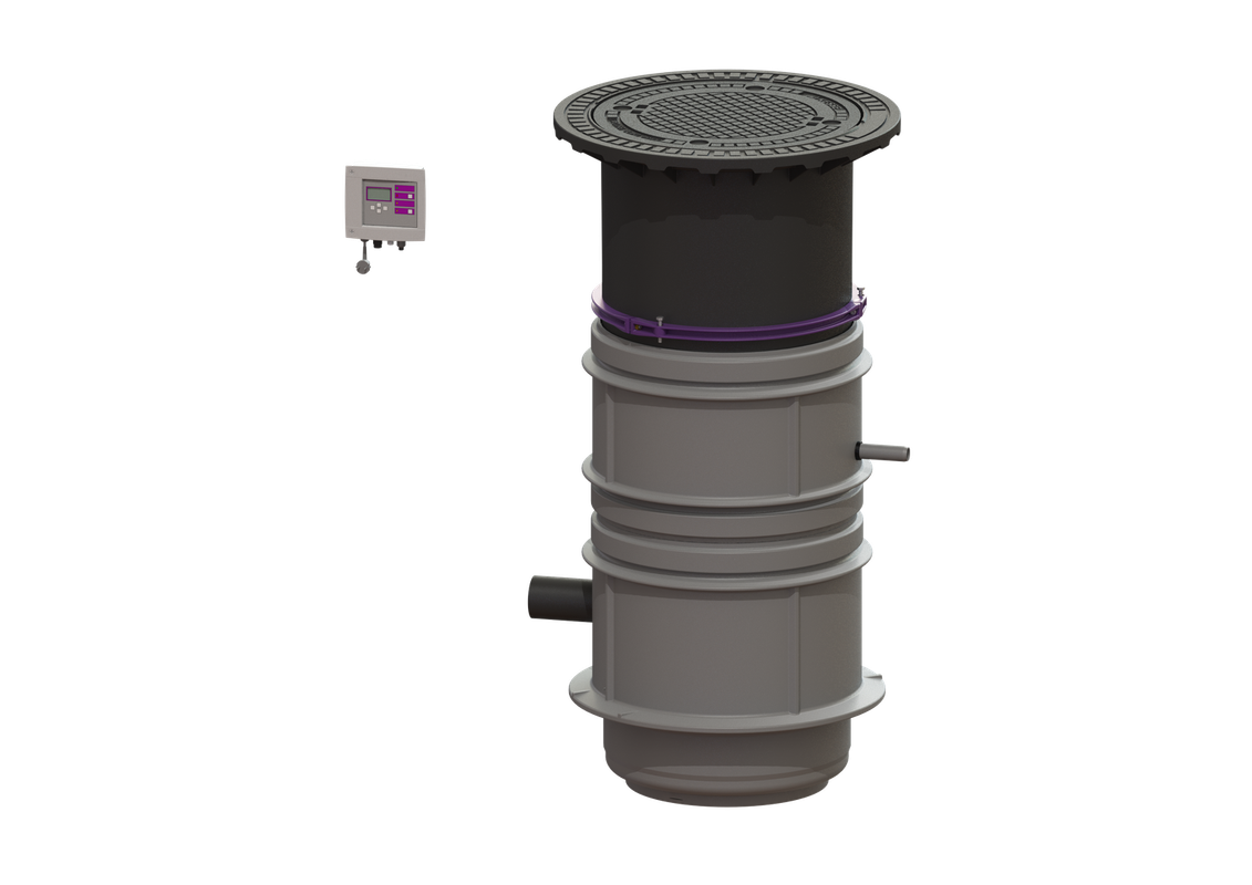 Kessel -Pumpstation Aquapump Medium Tronic, GTF 1200, 1300 - 1750 mm, Klasse D Bild 1