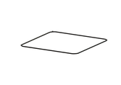 Kessel -Lippendichtung, für Abdeckplatte, 400 x 400 mm Bild 1