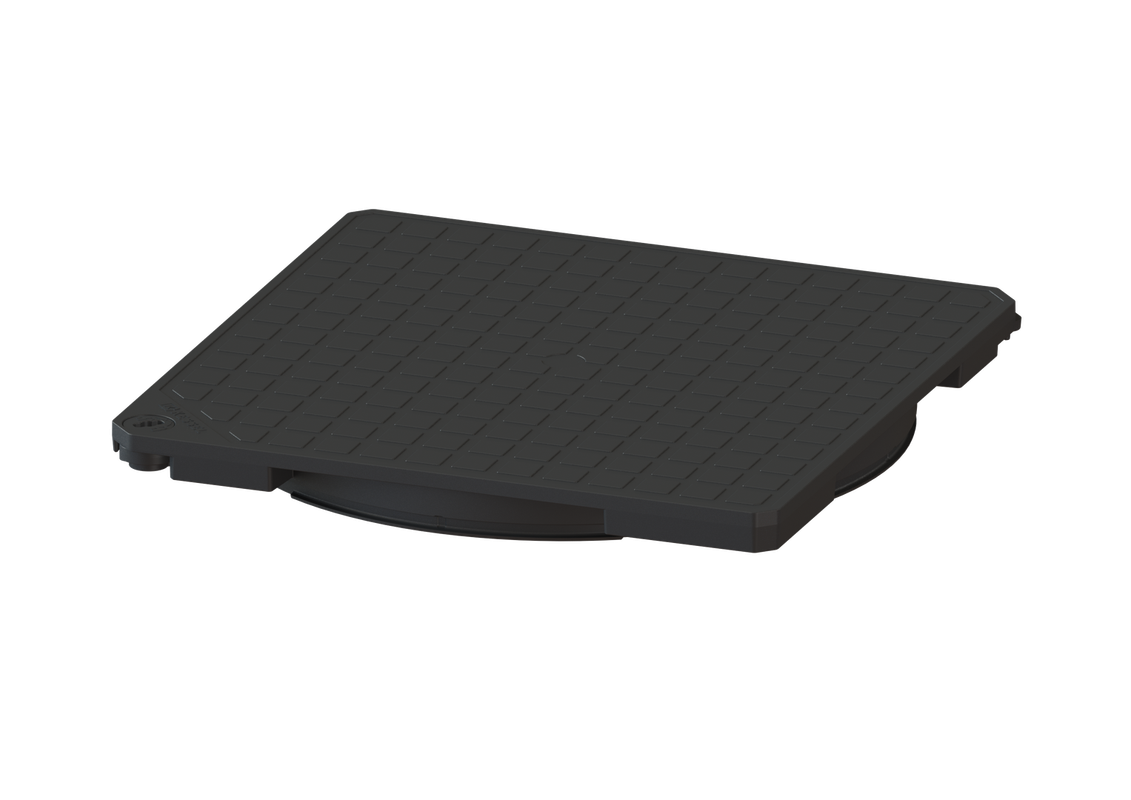 Kessel -Abdeckplatte, Farbe schwarz Bild 1