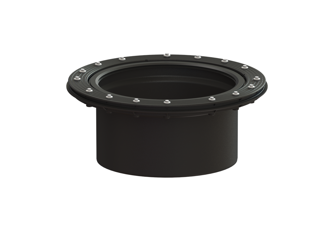 Kessel -Verlängerungsstück Höhe: 234 mm, mit Flansch und Gegenflansch, 180 mm Bild 1
