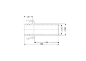 Kessel -Adapter, für Druckanschluss, PE, DN 32 Bild 3