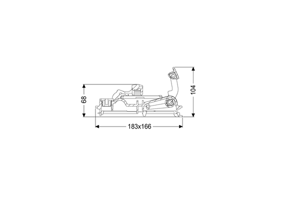 Kessel -Verriegelungsdeckel StaufixControl, - 100, DN 90 Bild 2
