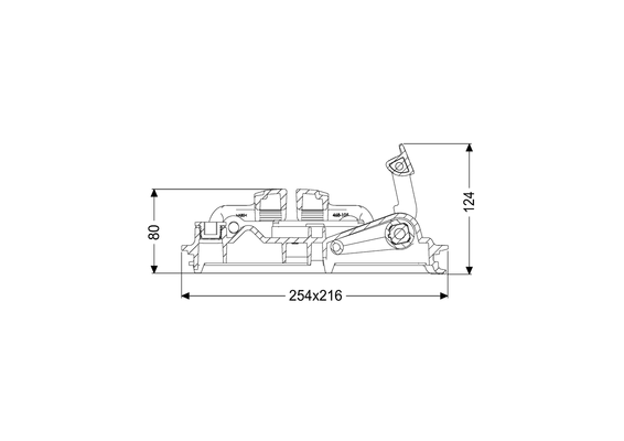 Kessel -Verriegelungsdeckel StaufixControl, - 200, DN 125 Bild 2