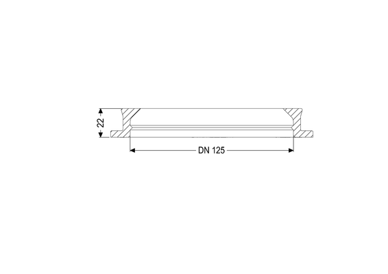 Kessel Dichtung, für Rohrdurchführung, DN 125, Farbe schwarz Bild 3