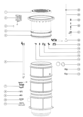 Kessel -Pumpstation Aquapump Medium Tronic, GTF 600, 1800 - 2250 mm, Klasse D Bild 3