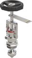 Kemper NIRO Drossel-Oberteil aus, DN 20, Farbe silberfarben Bild 1