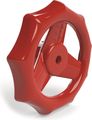 Kemper Handrad, für Freistrom-Absperrventile, DN 15 / 20, Farbe rot Bild 1