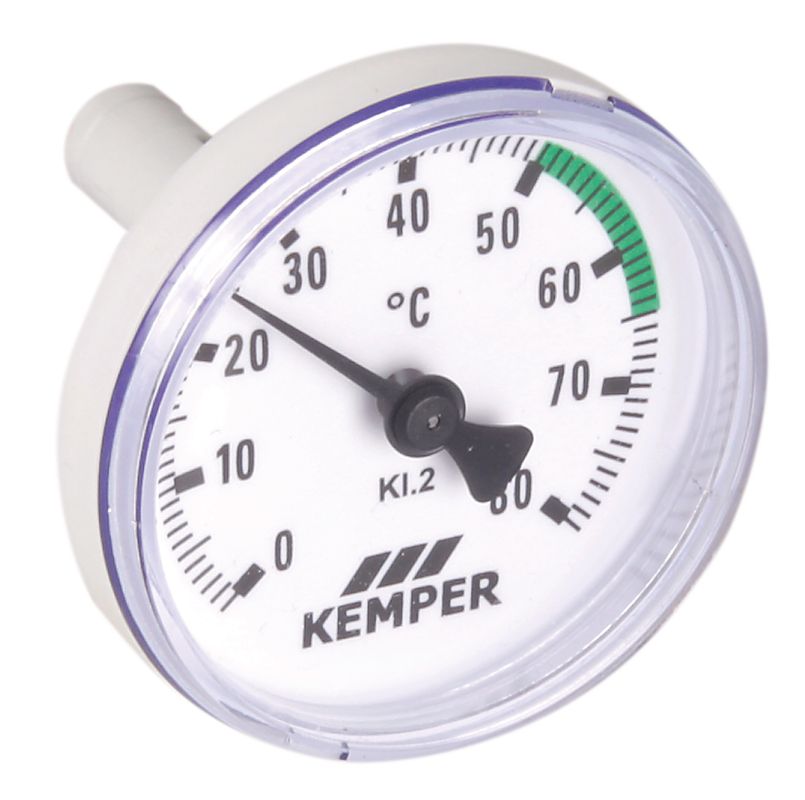 Kemper Zeigerthermometer, Anzeigebereich 0 - 80 °C Bild 1