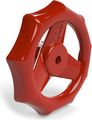 Kemper Handrad, für Freistrom-Absperrventile, DN 15 / 20, Farbe rot Bild 2
