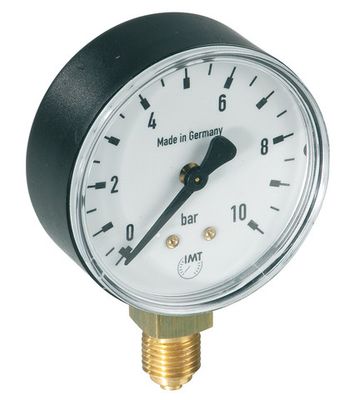 Kemper Manometer senkrechter Anschluss 1/4", für Basis-Modul Bild 2