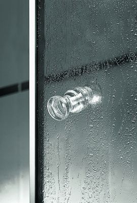 Kermi Eckeinstieg-Haelfte re, Nova 2000, P-Tür, 2-teilig, 90 x 185 cm, silber Kerolan Fontana, 1850 mm, Farbe silberfarben Bild 3