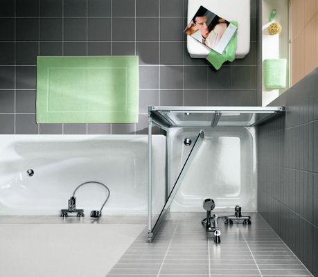 Kermi KR Seitenwand Ibiza 2000 TBD 0700x 2000 BV: 670-700 WEI ESG Opaco Clean, 2000 mm Bild 2