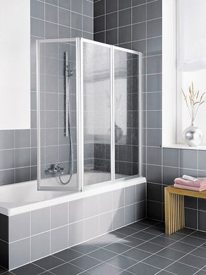 Kermi Faltwand Vario 2000 FW3 0370x 1400 BV: 1011-1027 SIMG ESG Arena Clean, Farbe weiß Bild 3